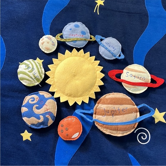 Pottery Barn Kids Space Felt Wall Hanging - Picture 2 of 6